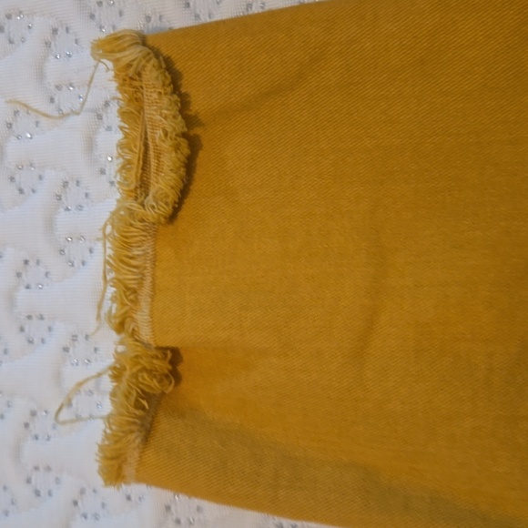 Ann Taylor Mustard Yellow Women's Jeans - Picture 3 of 5